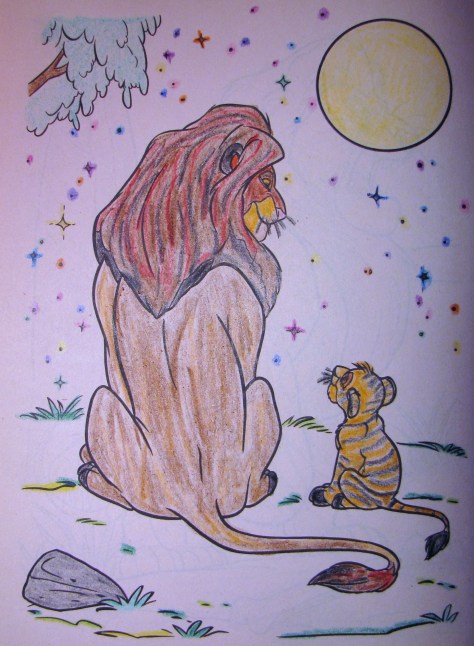 I colored this for my Daddy!
